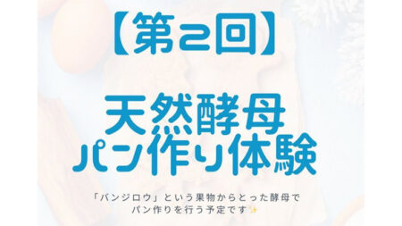 天然酵母パン作り体験